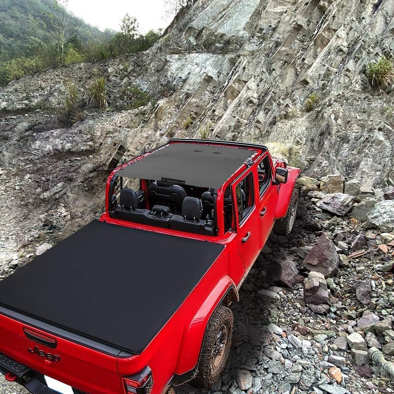 Shadeidea JT Sun Shade Top Sunshade Compatible with Jeep Gladiator