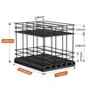 Mystozer Pull Out Spice Rack Organizer for Cabinet, Slide Out