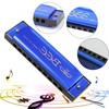 Pack of 2 Harmonica, Harmonica for Children, 10-Hole Diatonic Harmonica,