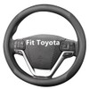 HAOTULE - Funda personalizada para volante de coche para Toyota