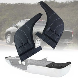 Wocch Rear Bumper Step Pad Compatible with Toyota Tundra 2007 2008 2009 2010 2011 2012 2013 Replace 52163-0C040 52164-0C040 (2 Pcs for Passenger & Driver Side)
