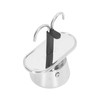 Moka Pot 100ml Dual Pipe Stainless Steel Durable Food Grade
