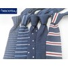 NECOTIA Brand/Necktie, Men's Knitting Tie, Cool Biz, Bordered, Formal, Casual,