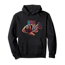 German Blue Ram Cichlid Tropical Fish Keeper Pullover Hoodie