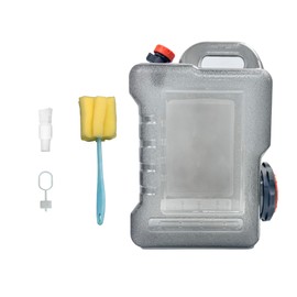 FANEAMADE 3.17 Gallon Water Container with Upgraded Leak-Resistant Lid, BPA-Free Water Jug with Spigot for RV, Car Camping, Road Trips & Emergency Storage