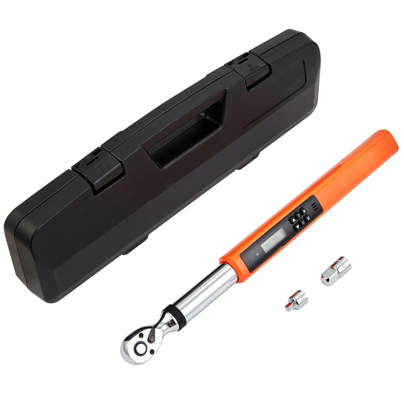 3/8\" Drive Digital Torque Wrench Kit 3.7-37ft.lb/5-50n.m Range Accurate 2%