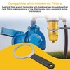 SRIAOO For Fuel Tank Filter Wrench Compatible with Goldenrod See-Through