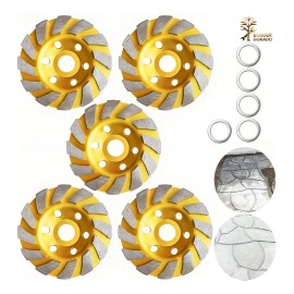 Pack Discos Diamante Copa Amoladora 100 125 150 Granito Mármol Bosque Dorado