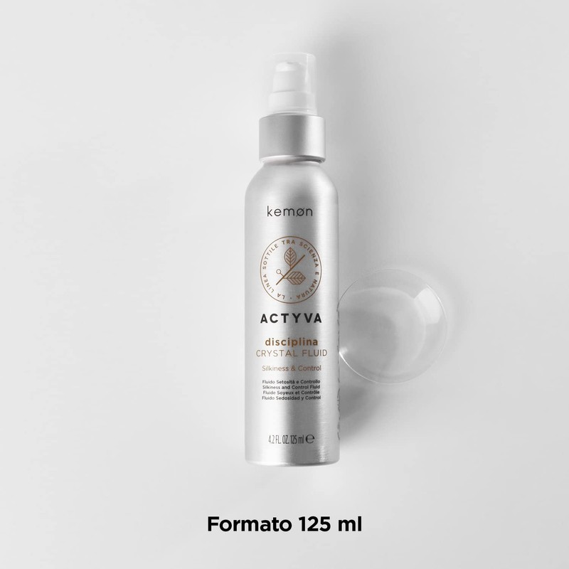 Kemon - Disciplin Crystal Fluid, Anti-Frizz Liquid for Unruly Hair,