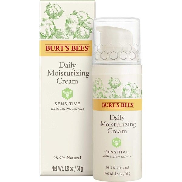 Burt's Bees Daily Face Moisturizing Cream, Sensitive, 1.8 Oz