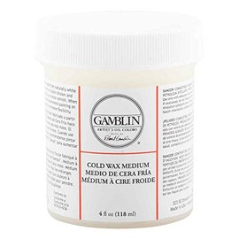 Gamblin Artist Colors Cold Wax Oil Painting Medium Clear 4oz jar