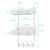 Upesitom Over Door Hook Organizer 12 Hook Over The Door