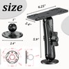 LOKTENWO Aluminum Alloy Fish Finder Mount, Marine Electronic Mount