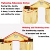 Brass 8mm Hidden Barrel Hinges with Drill Bit and Depth