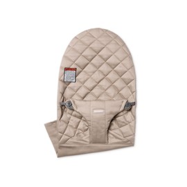 BabyBjörn Fabric Seat for Bouncer, Sand Gray, Cotton, Sand Gray, 1 Count (Pack of 1)