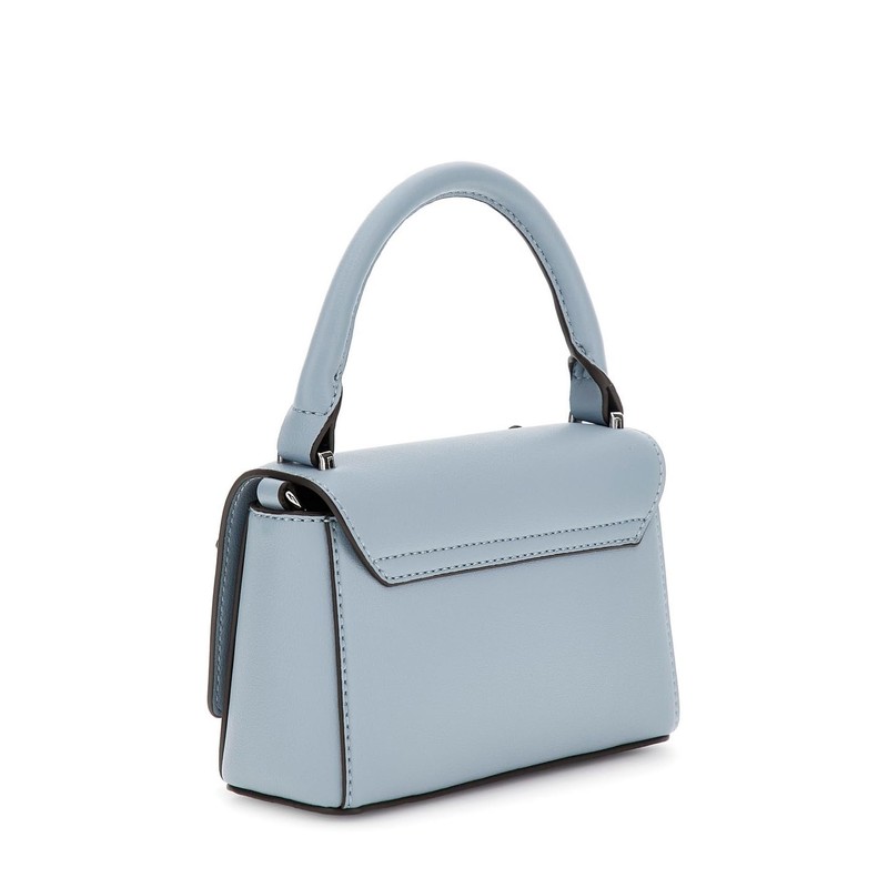 GUESS Zaria Mini Top Handle Flap, Slate