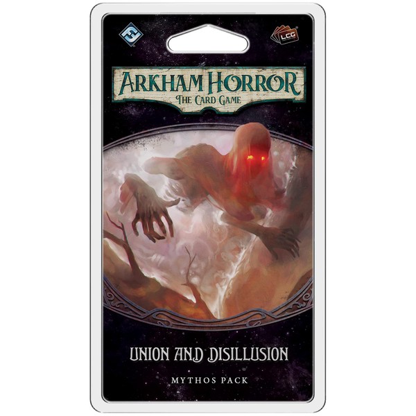 Arkham Horror The Card Game Union and Disillusion MYTHOS PACK | Horror Game | Mystery Game | Cooperative Card Game | Ages 14+ | 1-2 Players | Average Playtime 1-2 Hours | Made by Fantasy Flight Games
