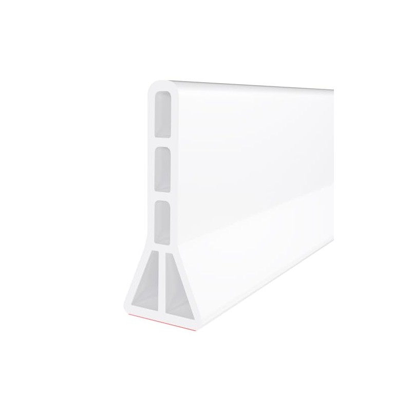 Raycity 3" High Shower Threshold Water Dam 59 IN Collapsible