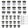 Xmomx 5 pcs for Each Single/Double/Triple Chainring Bolts Screws Disc