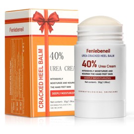 fenlebeneil Urea Cream 40 Percent for Foot and Dry Cracked Heel 40% Urea Feet Cream Balm Stick for Foot Hand Moisturizing Feet Hand Care Balm For Women Men 1.06Oz
