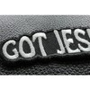 Got Jesus Patch - 3x1 inch. Embroidered Iron on Patch