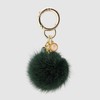 Lala 라라 천연 밍크털 키링-그린(LALAF151) Lala Natural Mink Fur Keyring