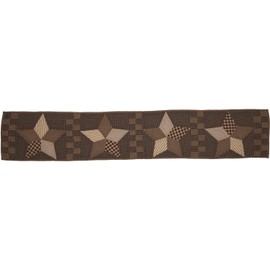 VHC Brands 9842 Farmhouse Star Runner Quilted 13x48