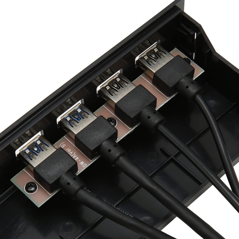 USB 3.0 Front Panel, 5.25in 4 Ports 5Gbps High Speed