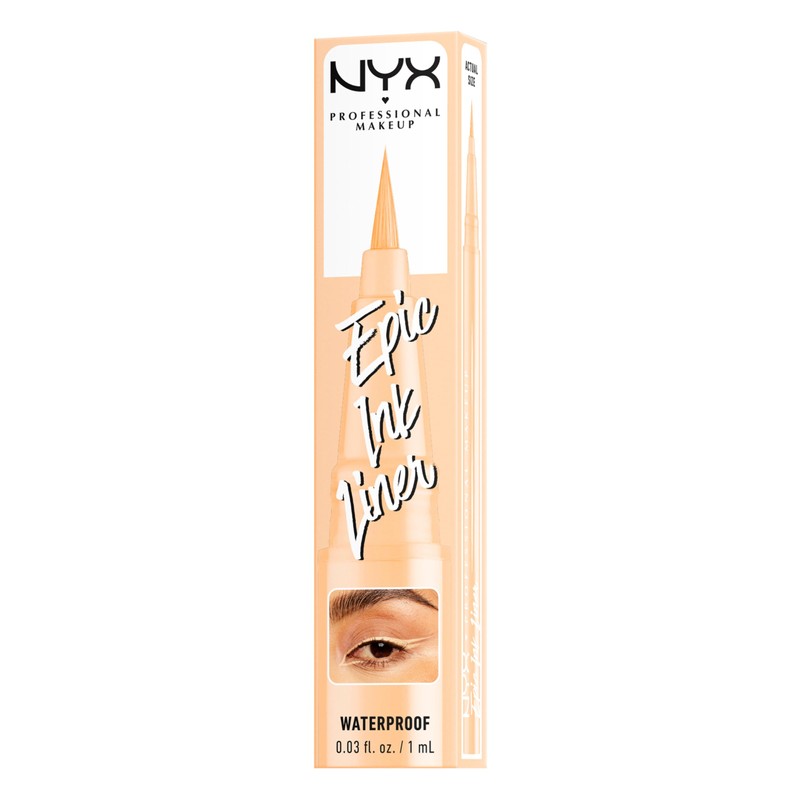NYX Professional Makeup Epic Ink Eyeliner, Highly Pigmented Felt Tip