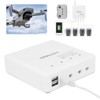RC Drone Battery Charger with USB Port for 4 Batteries