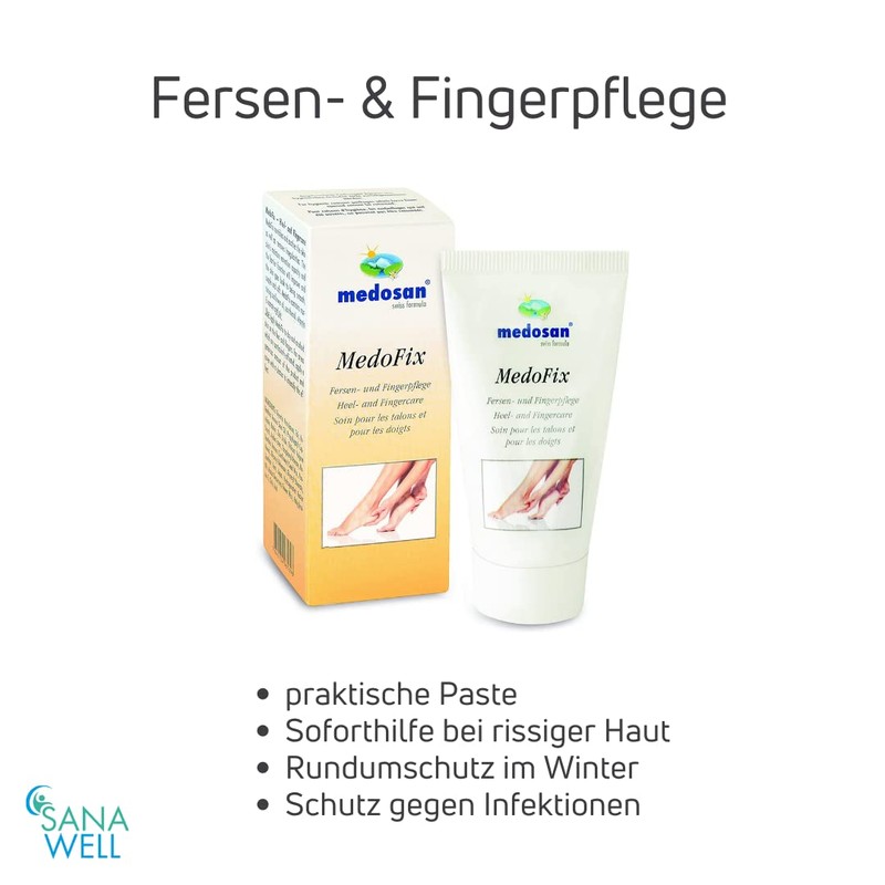 MEDOSAN Heel and Finger Care | Against Cracked Skin |
