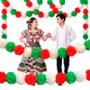 GRUPO CARNAVALLIA 2 Guías Flor Cempasúchil Tricolor Artificial Día Muertos