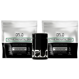 Orlo Prenatal DHA Supplement – 3X Absorption Icelandic Nordic Omega-3 for Mom & Baby Brain Development – Mercury & Heavy Metals Free Algae Oil – No Fishy Aftertaste (120 Vegan Mini Softgels Kit)