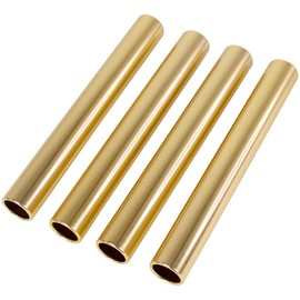 Supvision Aluminum Alloy Relay Batons for Track and Field 4 Piece Set Durable Lightweight for Sports Teams Suitable for Athletes Seeking High-Performance Equipment in Outdoor Activities Yellow