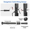 PLANTOP 10 Pack 1/8" Swageless Cable Railing Kit, T316 Stainless