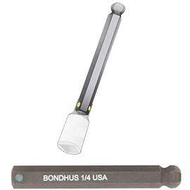 Bondhus PHBX8M-6 3 mm to 10 mm, 6-Inch Long, Ball End ProHold Socket Bits