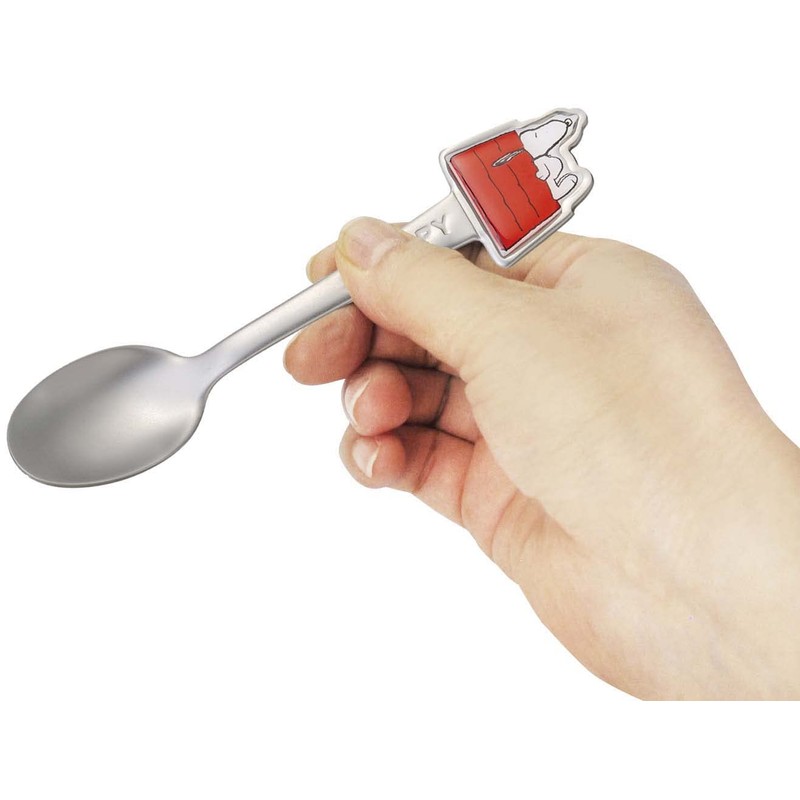 Skater DSS1C-A Snoopy Stainless Steel Spoon, Children's Die-Cut Spoon, Snoopy