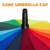 Beavorty Umbrella Rubber Tips Umbrella Tip Covers 2pcs Rubber End