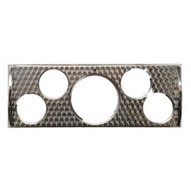 Dolphin Gauges 1941 1942 1943 1945 1946 (5) Gauge Chevy Truck Dash Panel Insert - Engine Turned Billet Aluminum