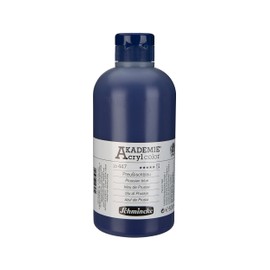Schmincke - Akademie Acrylic Colour, Prussian Blue, 500 ml, 23447028, Fine Artist Acrylic Paint, Brilliant, Highly Lightfast and Cadmium-Free, for Acrylic Painting, Mixed Media
