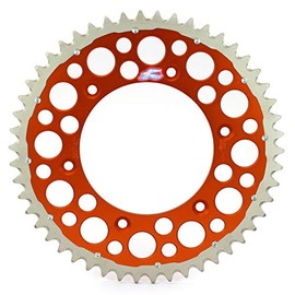 Renthal 525 90 2240 Twin Ring KTM 520 48GPOR 520 Chain Wheel 48 Teeth; Husab Husqvarna 14 – Orange