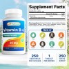 Vitamin B6 Tablets 250 Count 25mg Non GMO Gluten Free
