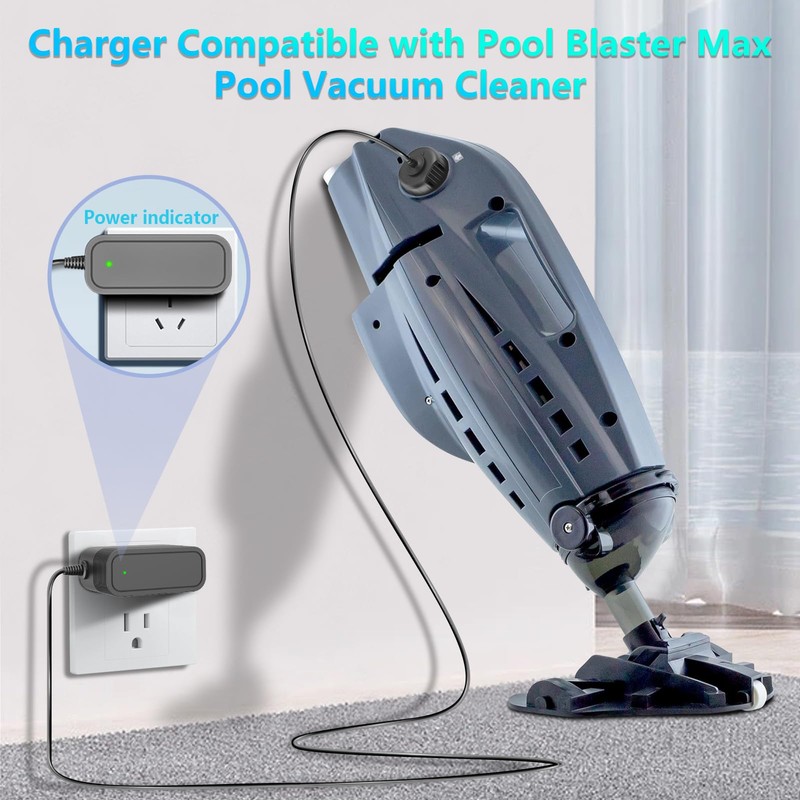 Charger for Pool Blaster Pool Vacuum Compatible with Max Li,