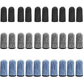 15 Pcs Thumb Protector, Finger Protectors, Reusable Finger Protector, Both Men and Women Can Use It, Suitable for Kitchens, Gardens and Sculptures(Blue, Black and Grey)