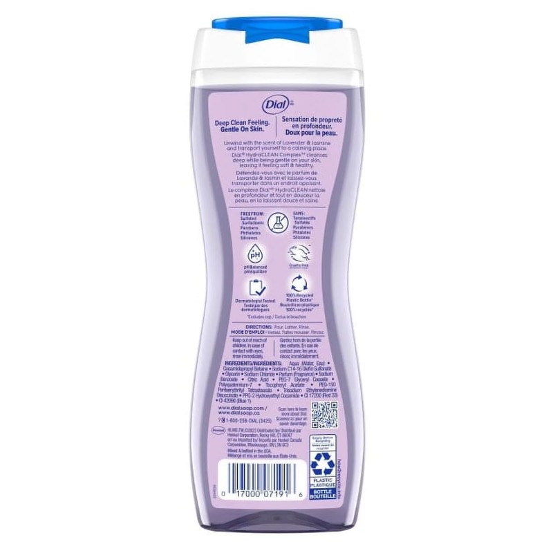 Dial Body Wash Lavender & Jasmine 16 Ounce Calm &