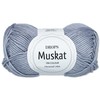 Frida's Wollhaus Drops 50 g Nutmeg Cotton Knitting Crochet Wool Yarn Mercerised 45 Colours (01 | Lavender)