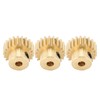 3Pcs RC Car Gear Copper M0.6 3.175mm Diameter Remote Control