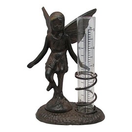 Cast Iron Fairy Rain Gauge