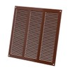 300mm x 300mm Brown Metal Air Vent Grille