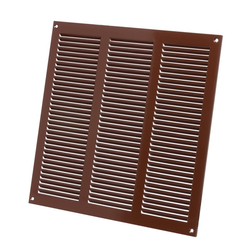 300mm x 300mm Brown Metal Air Vent Grille